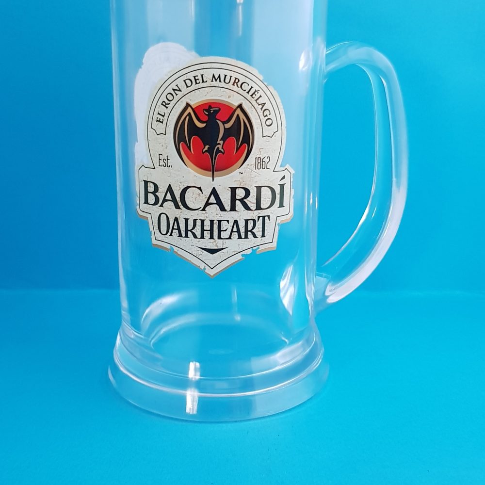 Bacardi Glasses - Available from The Pint Glass Company