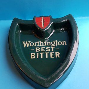 Worthington Green Ashtray