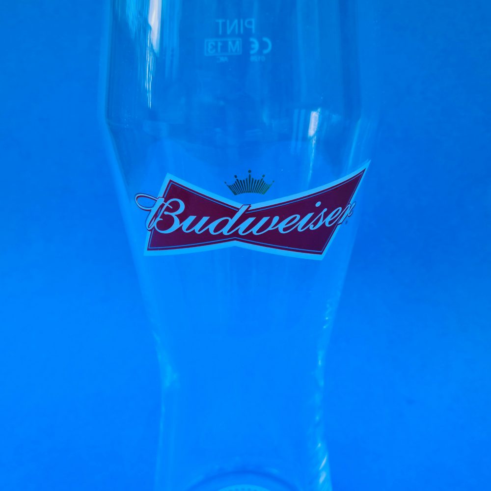 Budweiser Glasses - Available from The Pint Glass Company